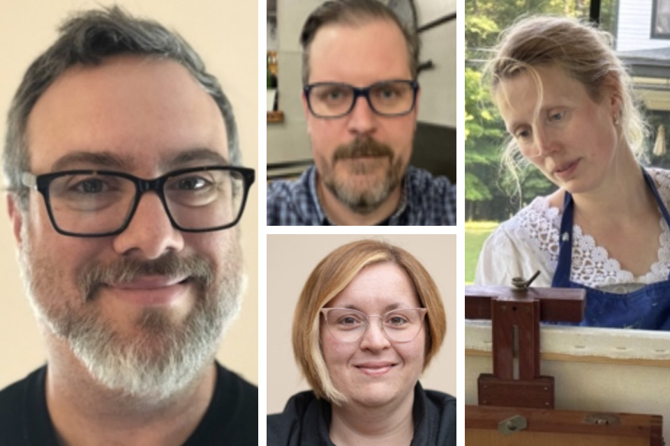 Collage of the artisits who contributed
