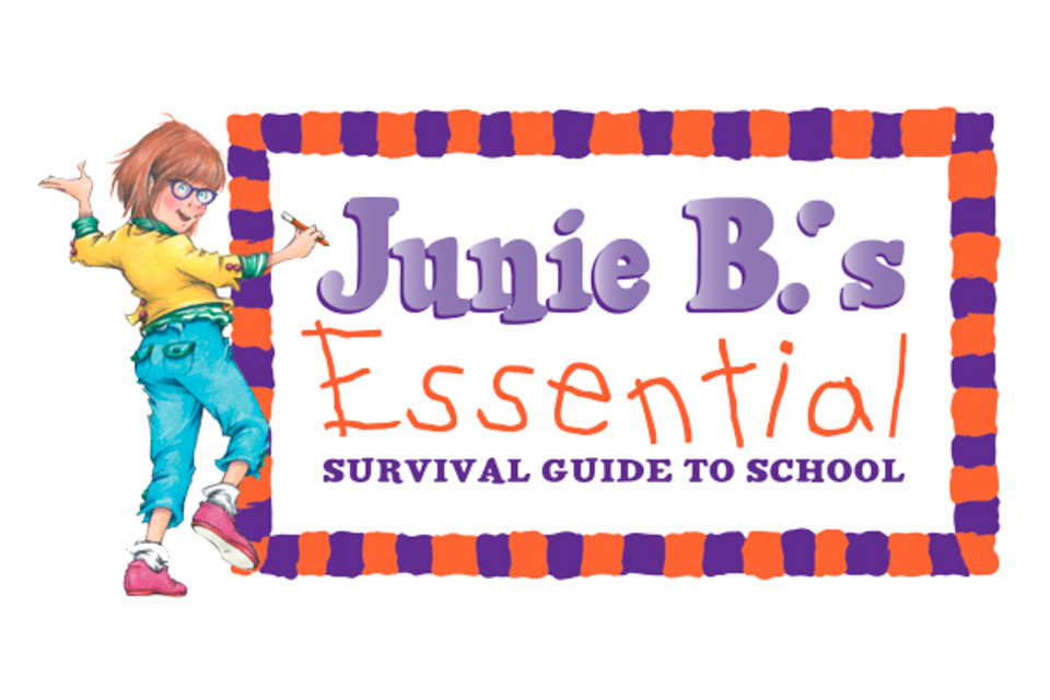 Junie B.’s Essential Survival Guide to School logo banner